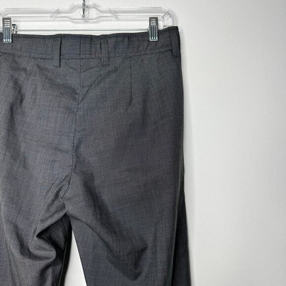 Scanlan Theodore Wool & Silk Pleated Trouser Pant Skinny Plaid Size US 4 / AU 8 - Picture 8 of 11